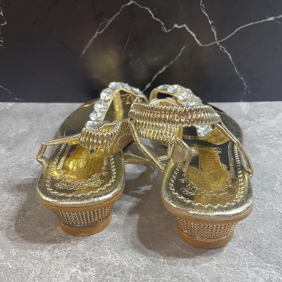 Lily Vanity Sandals Gold Size 9m - Picture 4 of 10